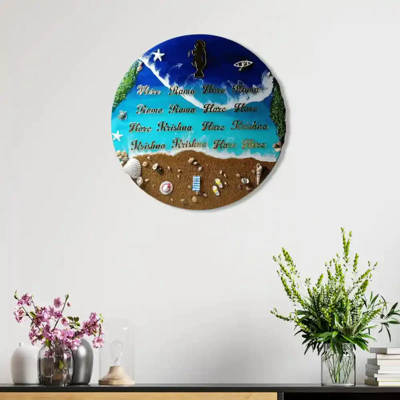 blue-ocean-resin-frame-hare-krishna-decor