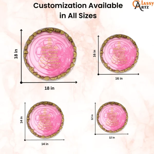 home-decoration-resin-jain-navkar-mantra-royal-pink-round