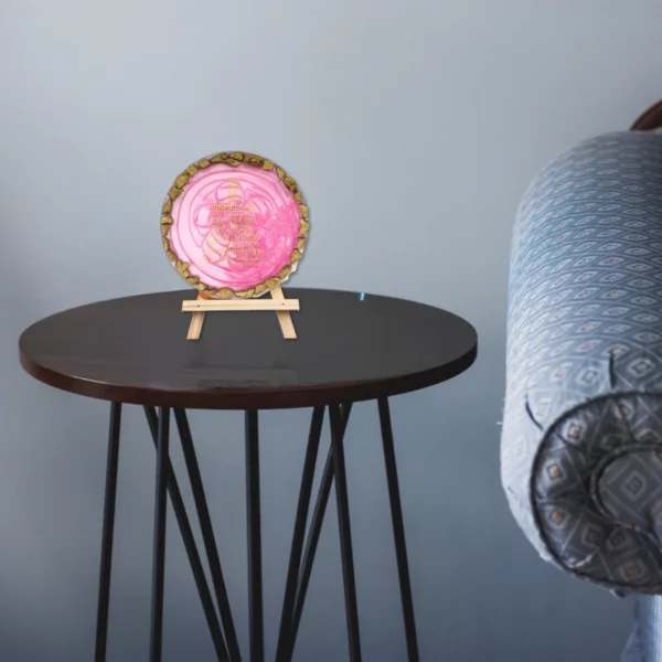 mini-jain-navkar-mantra-pink-round-frame