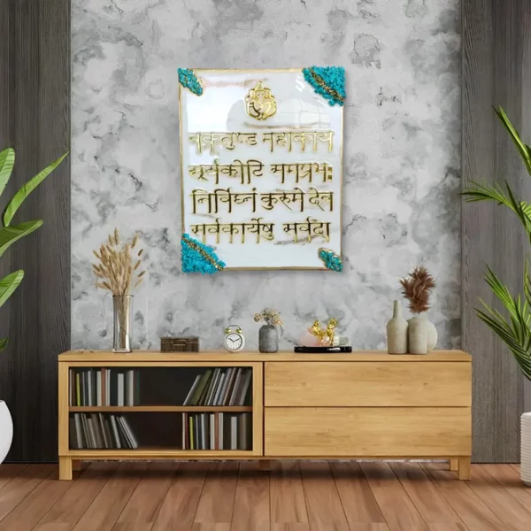 resin-ganesh-mantra-frame-geode-green