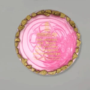 resin-jain-navkar-mantra-home-decor-royal-pink-round