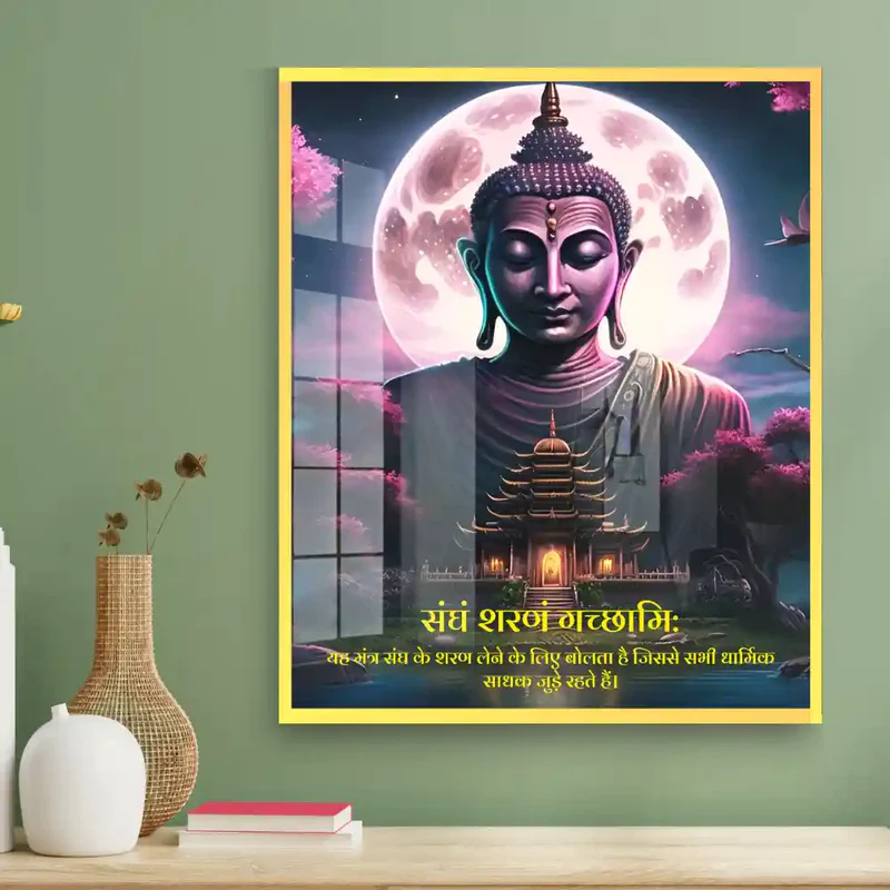 acrylic-buddha-mantra-wall-photo-frame