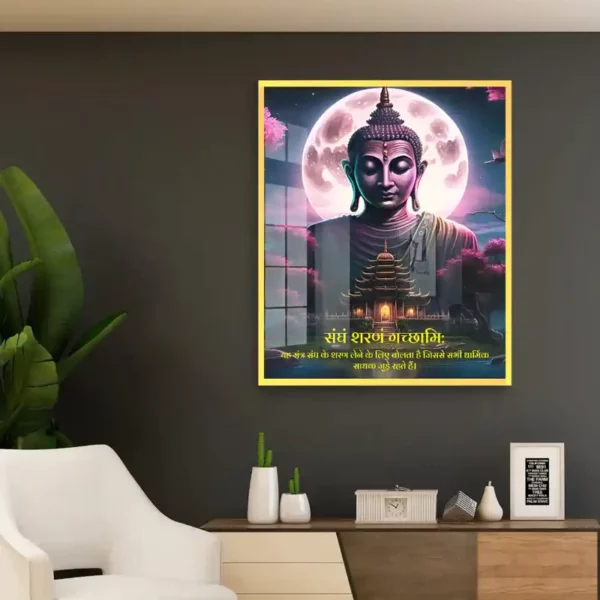 acrylic-sangham-sharanam-buddha-mantra-frame