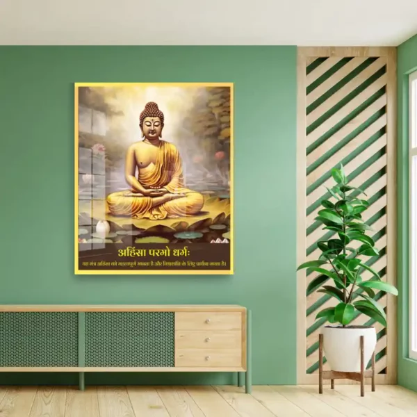 buddhist-sculpture-resin-wall-art