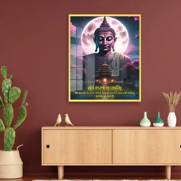 budha-sculpture-with-mantra-frame.